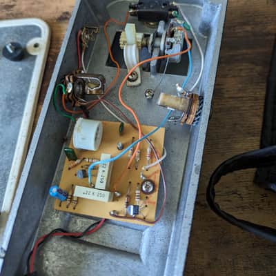 Vintage Jen Crybaby Super Wah pedal White Fasel inductor image 6