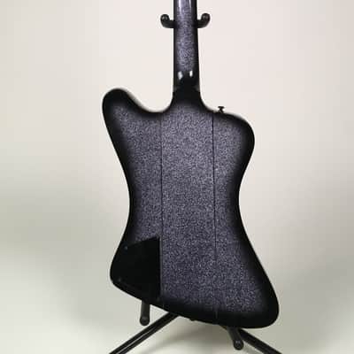 Bell & Hern Custom "Thunderdome" Set Neck 4 String Industrial Sparkle Bass - Heavy Sixx Vibes image 7