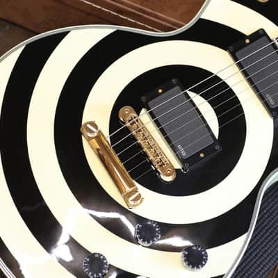 Minty! 2010 Gibson Custom Shop Zakk Wylde Signature Les Paul Custom Electric Guitar Bullseye + COA OHSC image 5