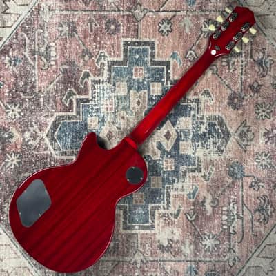 2020 Epiphone Les Paul Standard 50s Heritage Cherry Sunburst Electric Guitar W/ Roadrunner Gigbag! image 4