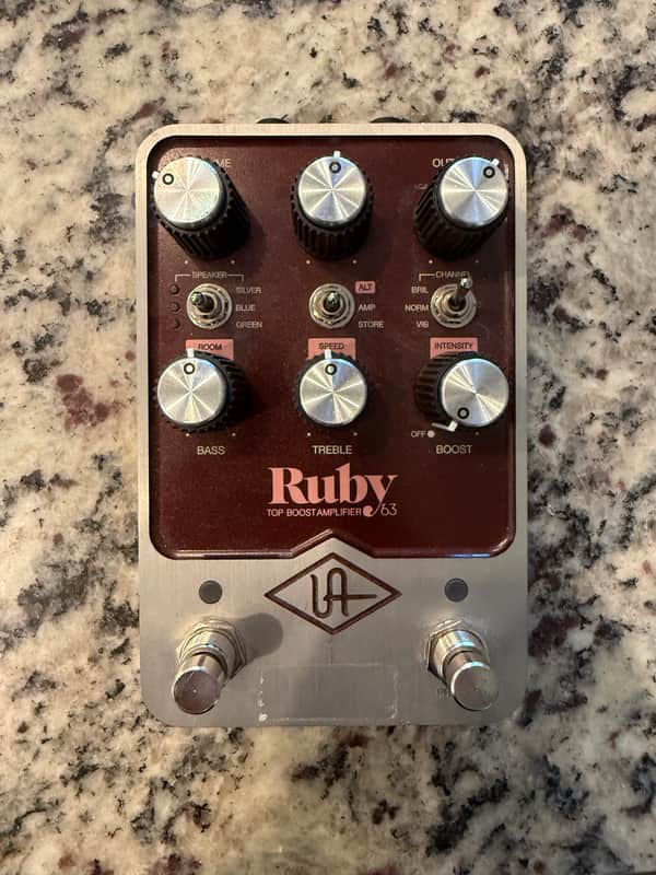 Universal Audio Ruby ’63 Top Boost Amplifier 2022 - Present - Ruby / Silver image 1