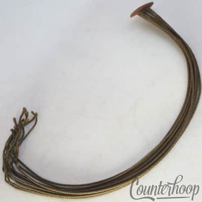 Gretsch Braided Linen 14"Snare Drum Wires/12x Strands Vintage 30s Leather Butt image 1