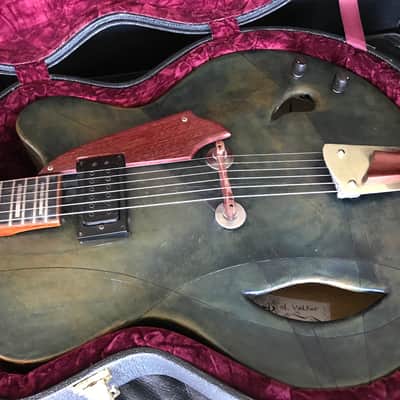 EL WELKER 17" Archtop 2002 - Leather image 10