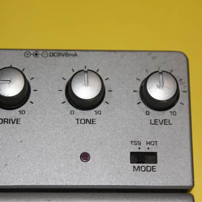 Ibanez TS7 Tube Screamer Overdrive Tone Lock with Hot Mode image 2