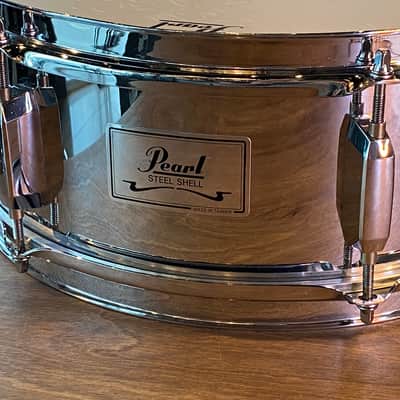 Pearl Steel Snare 2001 Chrome -#1409 image 2