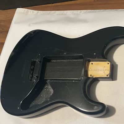 1986 Japan Charvel Jackson Import Model 3 Black Guitar Body Kahler Ready image 2