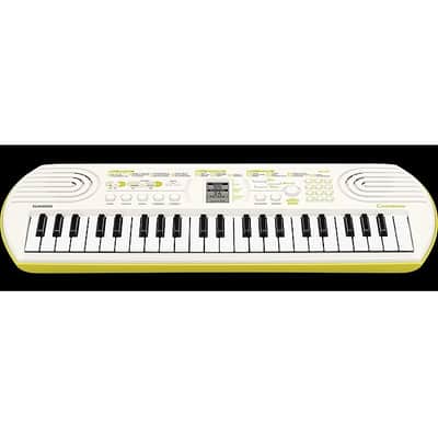 CASIO SA-80 Mini Keyboard weiss/gelb