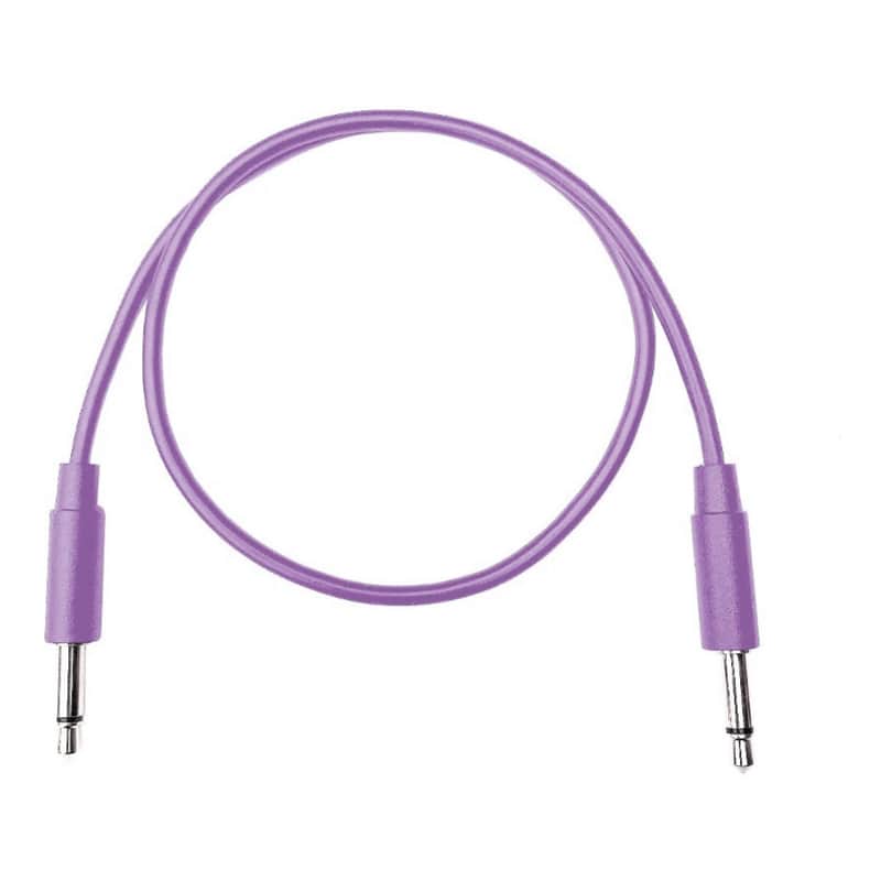 Tendrils Cables Straight Eurorack Patch Cables (10cm Purple) 6 Pack image 1