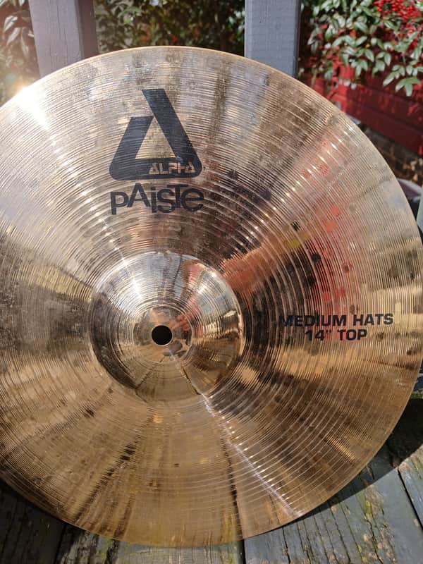 Paiste 14" Alpha Medium Hi-Hat Cymbal (Top) 2010 - 2016 - Brilliant image 1