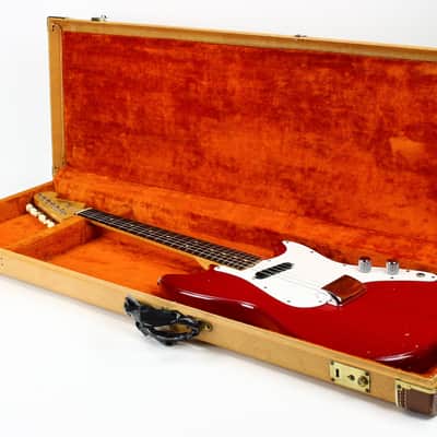 1964 Fender Musicmaster RARE Cherry Red | Pre-CBS duo sonic vintage image 2
