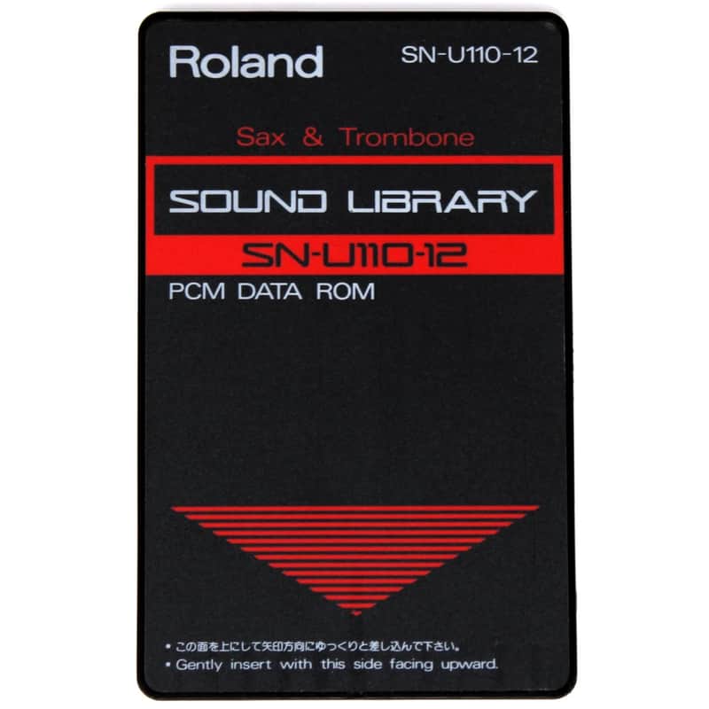 Roland SN-U110-12 Sax & Trombone Sound Library Rom Card For U-110 U-220 image 1