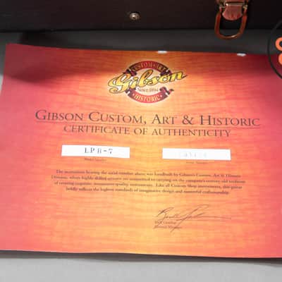 2005 Gibson Custom Shop '57 Les Paul Custom Reissue Faded Cherry OHSC COA image 11
