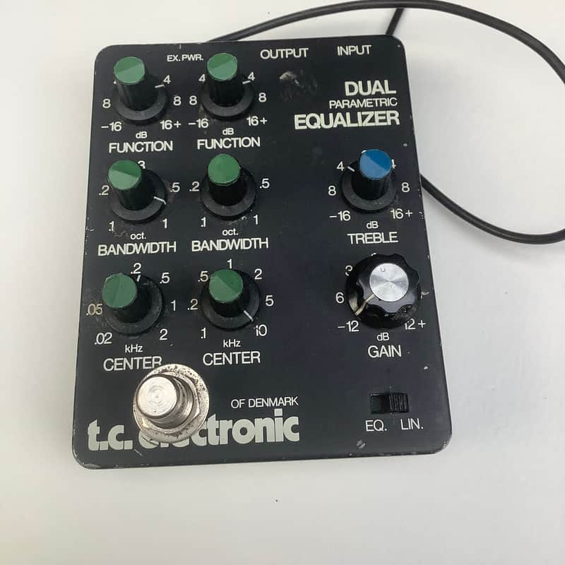 1990s TC Electronic Dual Parametric Equalizer Black