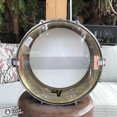 Oriollo 6.5 x14" Spun Brass "Flame Finished" Snare Drum * Very Good Condition* image 6