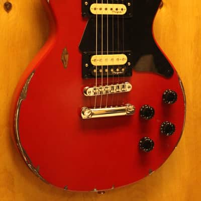 Rare Vintage USA 1979 Gibson Les Paul GK-55 Guitar, Custom Set Neck! Junior Red image 2