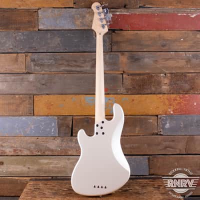 Lakland Skyline DJ-4 Darryl Jones Signature 4-String with Rosewood Fretboard - White Pearl image 4
