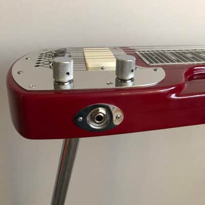 Rare Jedson Lap Steel - David Gilmour / Pink Floyd Specification with EMG Pickup - Dark Red image 2
