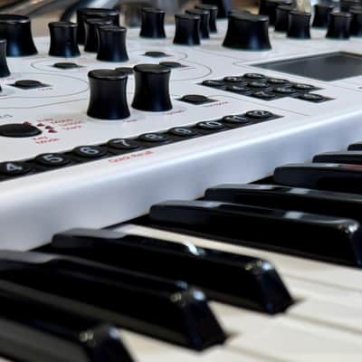 Modulus 002 (Modal Electronics) 12-Voice Poly: RARE with Dig I/O card, boxed, serviced