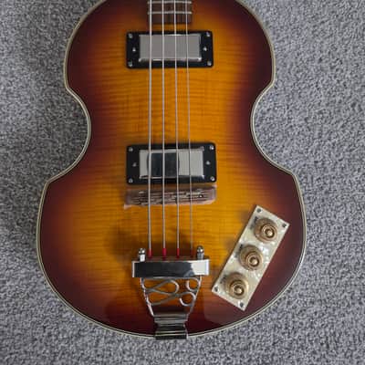 Epiphone Viola Bass with Okume Fretboard 2021 - Present - Vintage Sunburst image 3