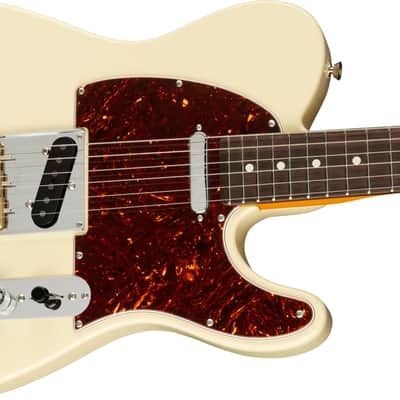 Fender American Professional II Telecaster Electric Guitar, Rosewood Fingerboard, Olympic White image 3