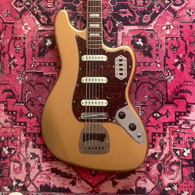 Squier Vintage Modified Bass VI 2015 - Golden. image 2