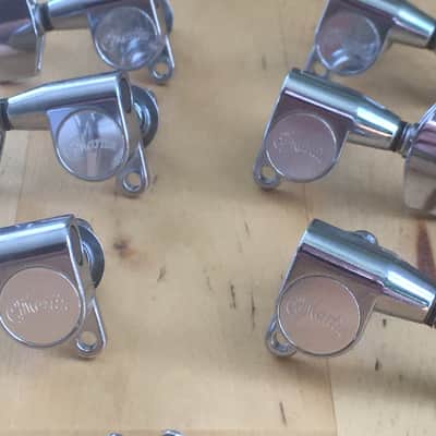 6 Genuine “Martin” Logo Acoustic Guitar Bolt On Chrome Tuners D35 HD28 Low Tab image 13