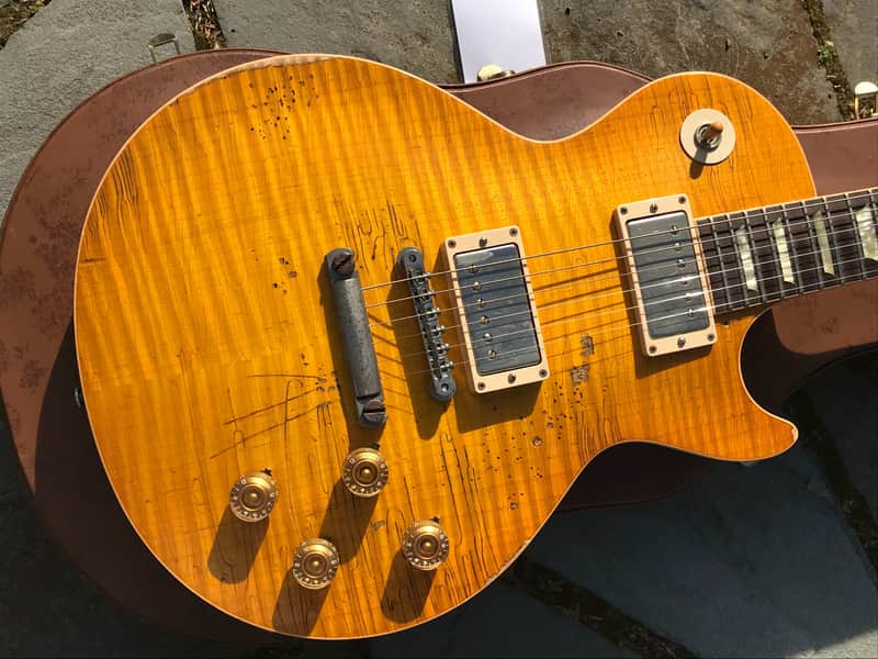 2012 Gibson Custom Paul Kossoff 1959 Les Paul Murphy Aged image 1
