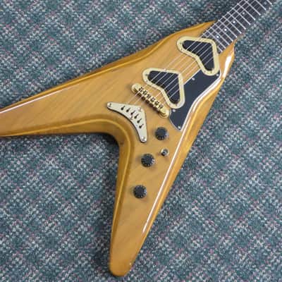 1980 Gibson Flying V2 Natural Walnut! w/case image 2