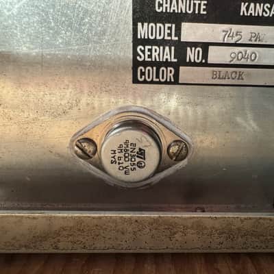 Kustom "Frankenstein" Vintage 60's Amplifier Head Tuck And Roll Amp K-200 1966 image 7