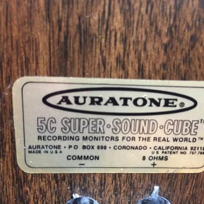AURATONE 5C Original Vintage Super Sound Cube Monitor Speaker image 3