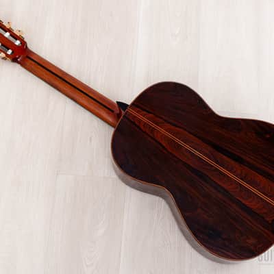 1973 Sakazo Nakade No. 1200Y Vintage Classical Guitar, Spruce + Brazilian Rosewood w/ Case image 16