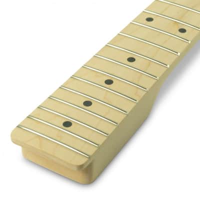 WD Music Pre-Drilled Paddle Headstock 22 Fret Neck For Fender Telecaster Unfinished image 5