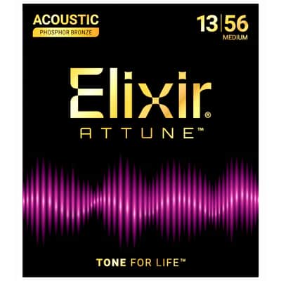 21102 Attune Phosphor Bronze Acoustic Medium 13-56 Elixir image 2