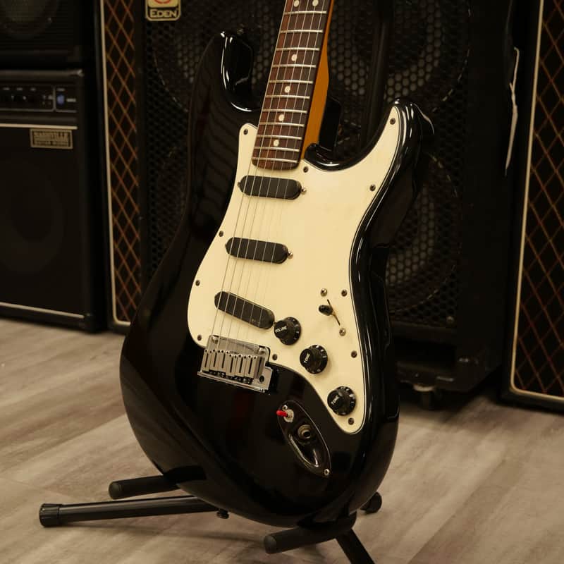 1984-88 Fender American Stratocaster Black EMG Pickups w/ Hard Case image 1