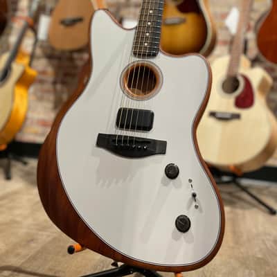 Fender Acoustasonic Jazzmaster White image 2