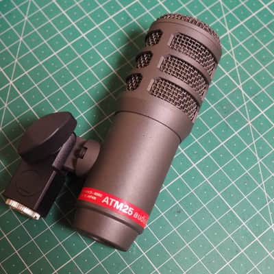 Audio-Technica ATM25 Hypercardioid Dynamic Instrument Microphone 2000s - Dark Gray image 6