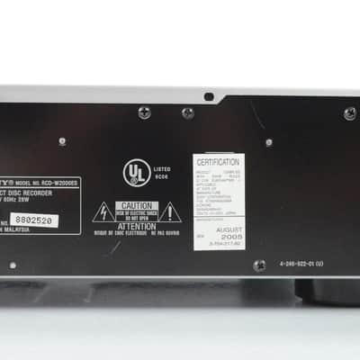 Sony RCD-W2000ES 5 Disk Changer & CD Recorder Owned by Linkin Park #29210 image 12