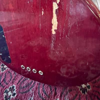 Washburn 1980 SB4R Wing Series Scavenger 4-String Electric Bass Guitar w/Gig Bag (USED) image 14