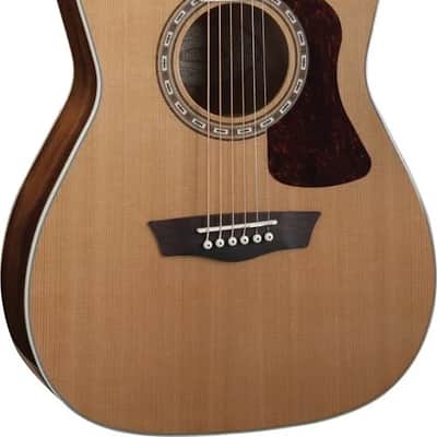 Washburn F11S Heritage 10 Series Folk Acoustic Guitar. Natural image 1