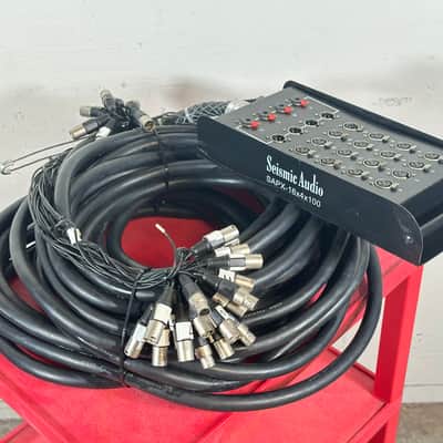 Seismic Audio SAPX-16x4x100 16 Channel 100' Snake Cable (XLR & TRS)