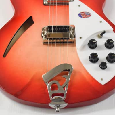 Rickenbacker 330 Thinline Semi-Hollow Electric Guitar - Fireglo image 2