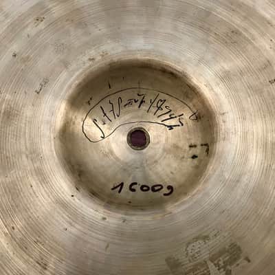 Rare ZILDJI Vram / Zildjian K Constantinople 16” Hi-hat Vintage 20s - ca 100 years old image 15