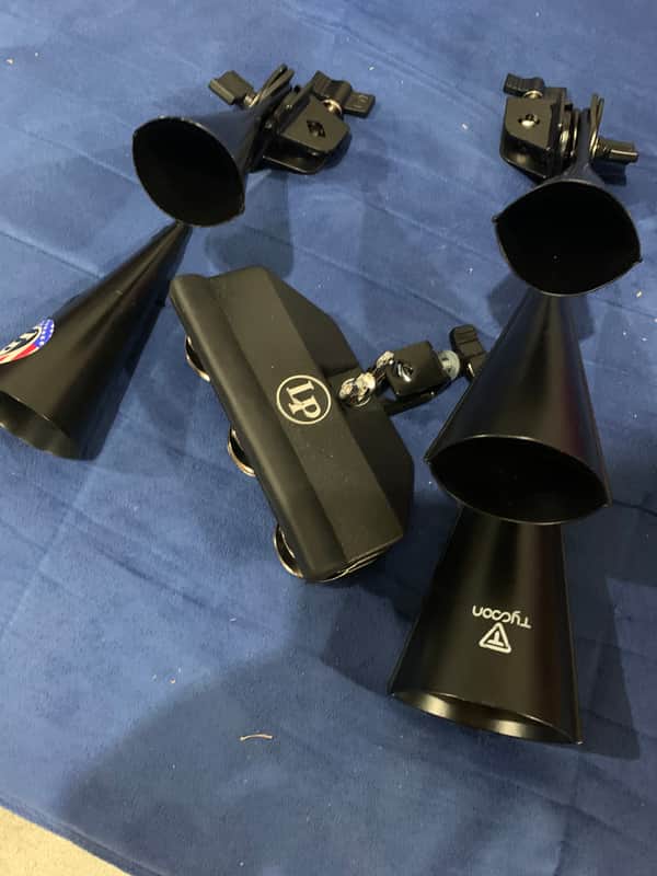 LP Tycoon Agogo Dual and Triple Bell + Tambourines image 1