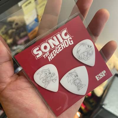 ESP SONIC The Hedgehog Guitar Picks Set Made in Japan image 4