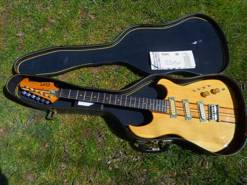 Cort PB1L Guitar, 1970's, Stratocaster Style, Neck Thru Body,  Incredible, Hang Tags, Case image 1