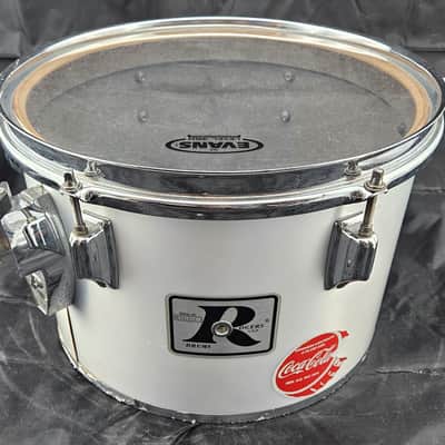 Rogers "Big R" Badge Concert Tom 13" 1970s - Silver image 1