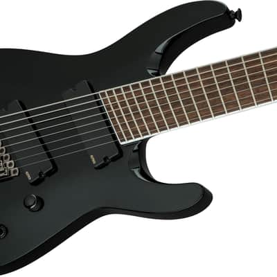 Jackson X Series Soloist Arch Top SLAT8 MS Laurel FB Multi-Scale Gloss Black image 6