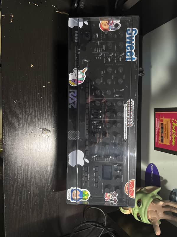 Korg Minilogue XD Module 2019 - Present - Black (With Decksaver) image 1