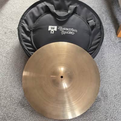 Vintage 1960s & 1970s Avedis Zildjian Cymbal Set (14" Hats, 18", 19", 20") + Protection Racket Bag image 5