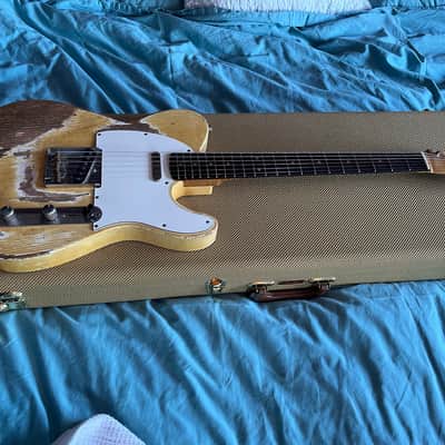 Oswald Guitars Custom OT - hollow body 2021 - closed thinline - Vintage blonde image 7